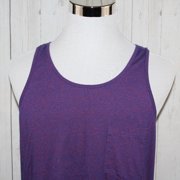 Rainbow One Size Purple Speckled Pink Tank Top - Picture 4 of 8
